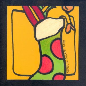 First Comes the Stocking of Little Nell. 